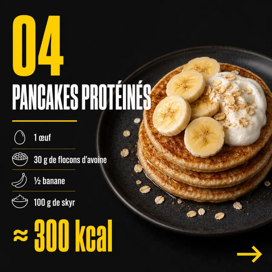 Slide 5 sur 7 : Pancakes protéinés