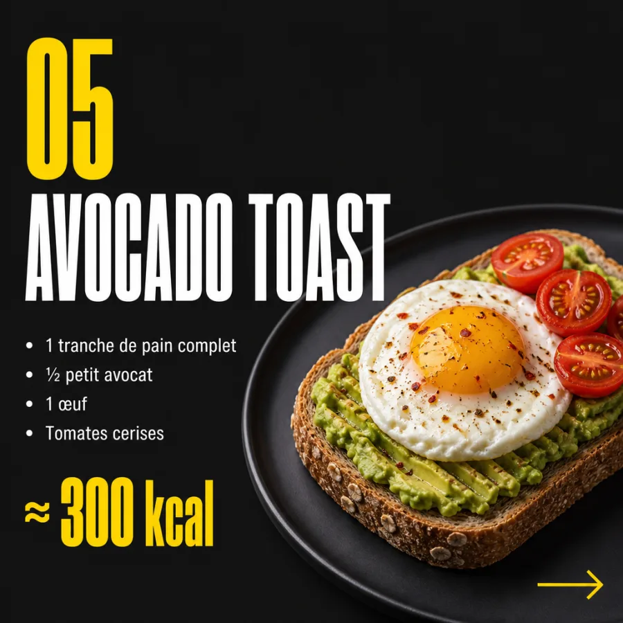 Slide 6 sur 7 : Avocado toast
