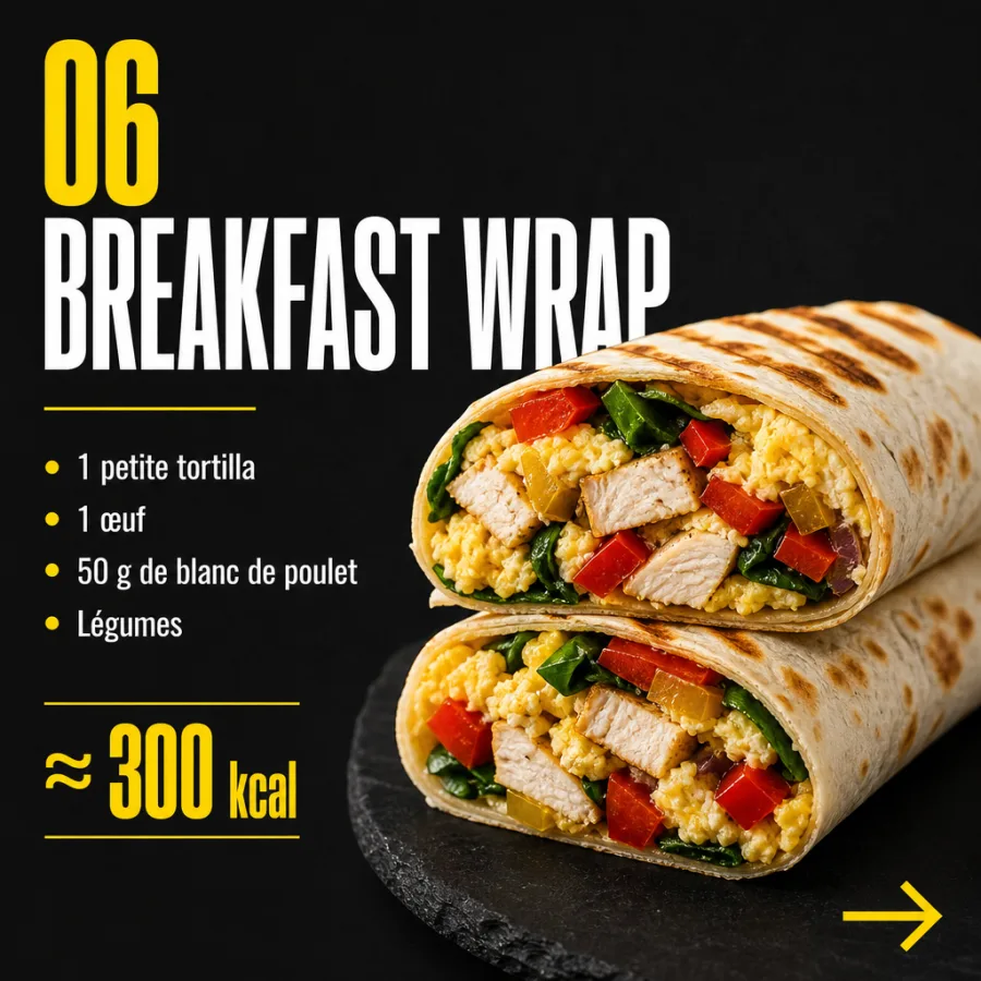 Slide 7 sur 7 : Breakfast wrap