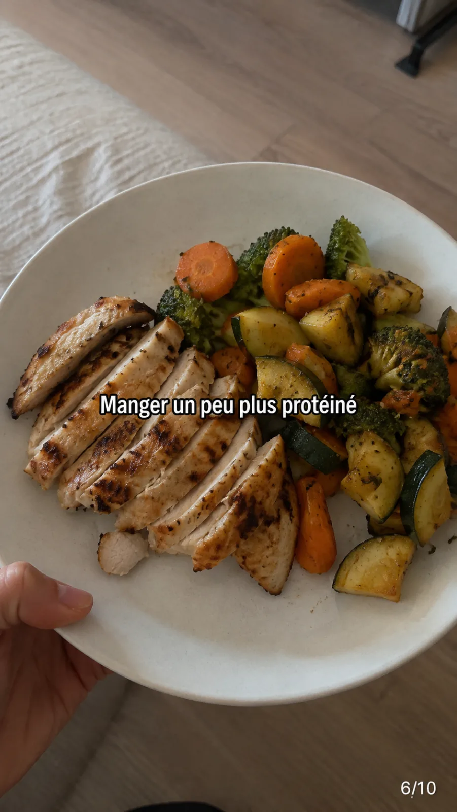 Slide 6 sur 9 : Manger un peu plus protéiné
