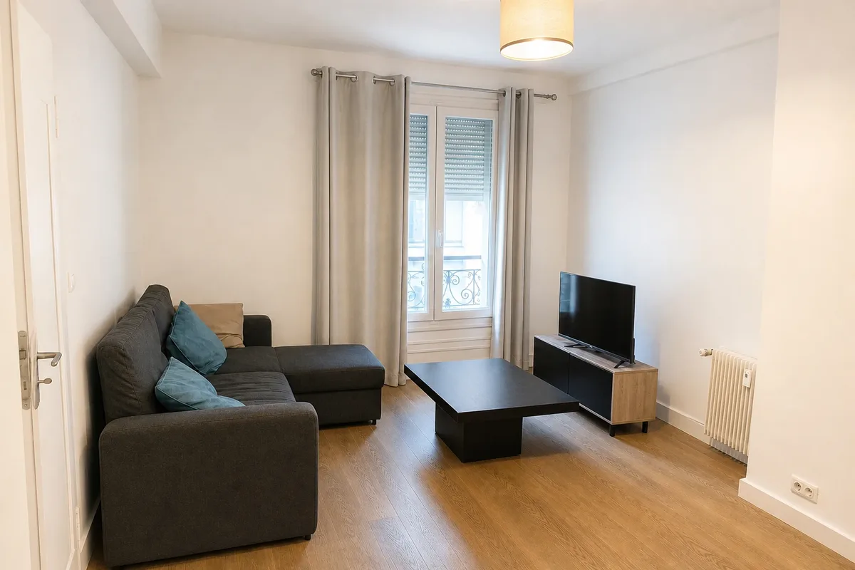 Salon après retouche